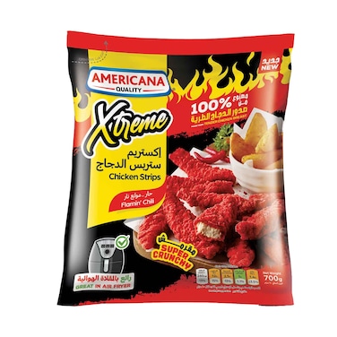 Americana Xtreme Chicken Strips Flamin' Chilli 700g