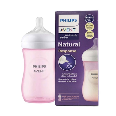 Philips Avent Baby Bottle 1 Month Old+ 260ml Pink