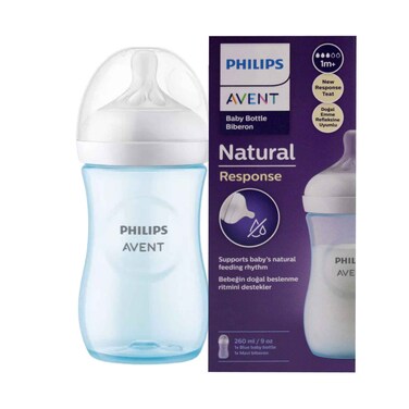 Philips Avent Baby Bottle 1 Month Old+ 260ml Blue
