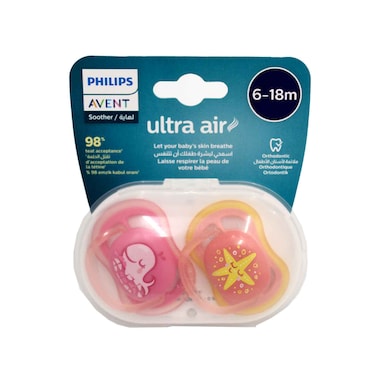 Philips Avent Baby Soother Ultra Air Flow 6-18 Months old