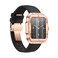 Swiss Military Alps 2 Rose Gold Frame Black Leather Strap