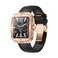 Swiss Military Alps 2 Rose Gold Frame Black Leather Strap