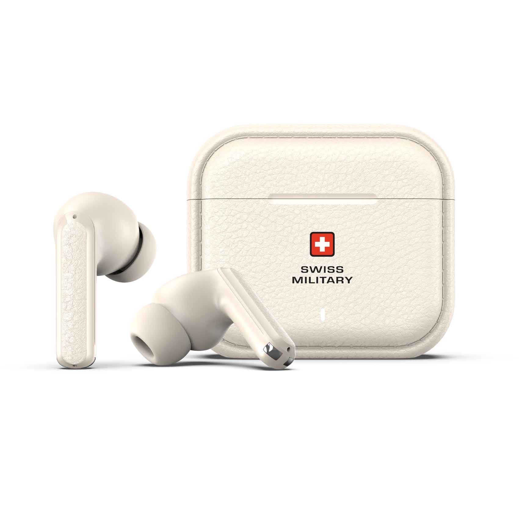 Swiss Military True Wireless Earbuds Victor Cream