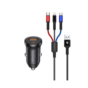Platinum Vital Car Charger 20W 3In1