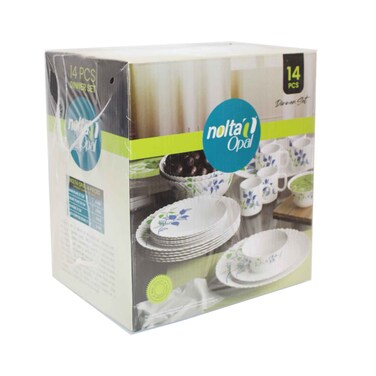 Nolta  Opal Dinner Set 14 Pcs Assorted Design