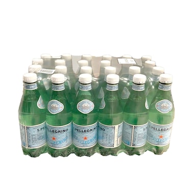 San Pellegrino Carbonated Natural Mineral Water Pet 500mlx24 Pieces