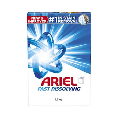 Ariel Fast Dissolving Detergent Powder 1.5kg