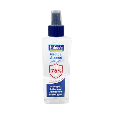 Higeen Medical Antiseptic &amp; General Disinfectant Alcohol 250ml