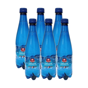 MCRF Natural Mineral Carbonated Water 500mlx6 Pieces