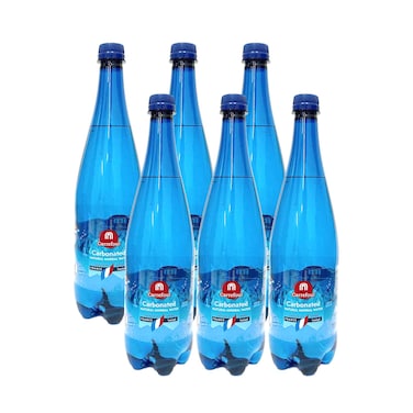 Maf Carrefour Natural Mineral Carbonated Water 1Lx6 Pieces