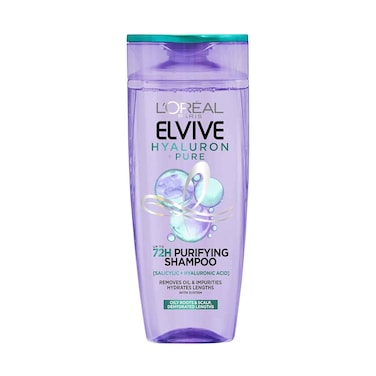 L'oreal Paris Elvive Hyaluron Pure XXL Format 72H Purifying Shampoo 600ml