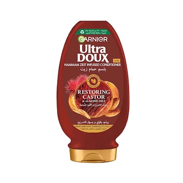 Garnier Ultra Doux Healing Castor &amp; Almond Oil Conditioner 360ml