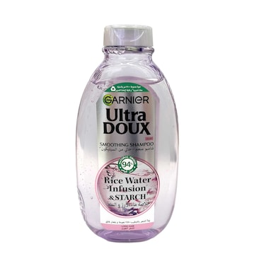 Garnier Ultra Doux Smoothing Shampoo Rice Water Infusion &amp; Starch 400ml
