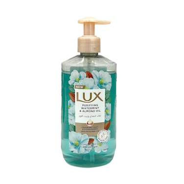 Lux Perfumed Liquid Hand Soap With Purifying Watermint &amp; Almond Oil 500ml