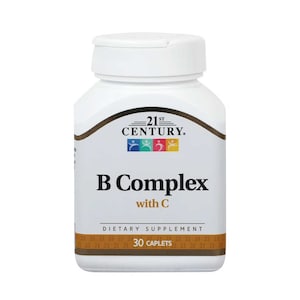 21st Century B Complex With C Dietary Supplement 30 Capsules