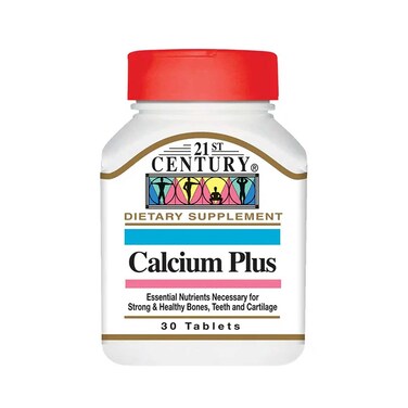 مكمل غذائي من الكالسيوم بلس من القرن الحادي والعشرين، 30 قرصًا