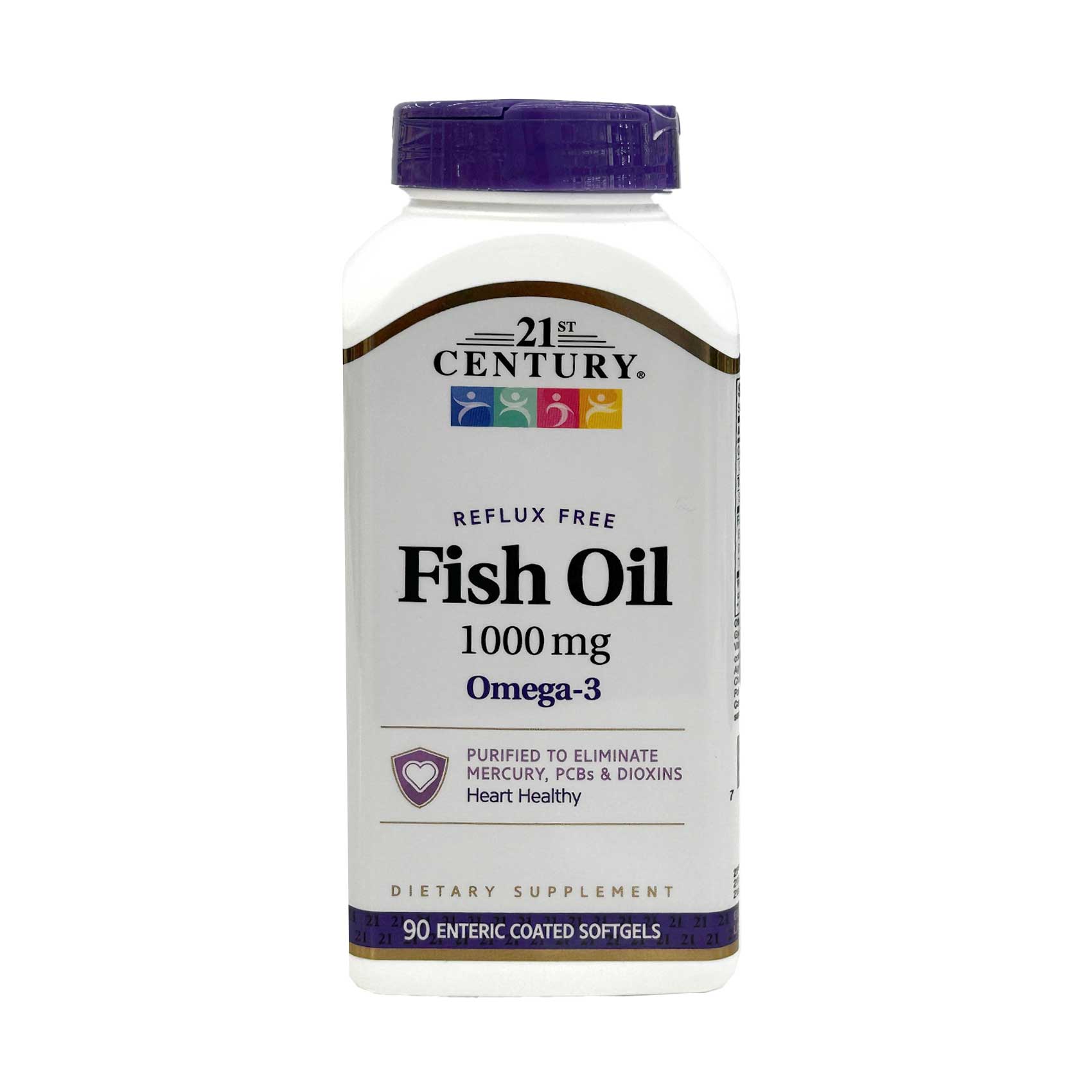 21st Century Fish Oil 1000mg Omega 3 Supplement 90 Softgels