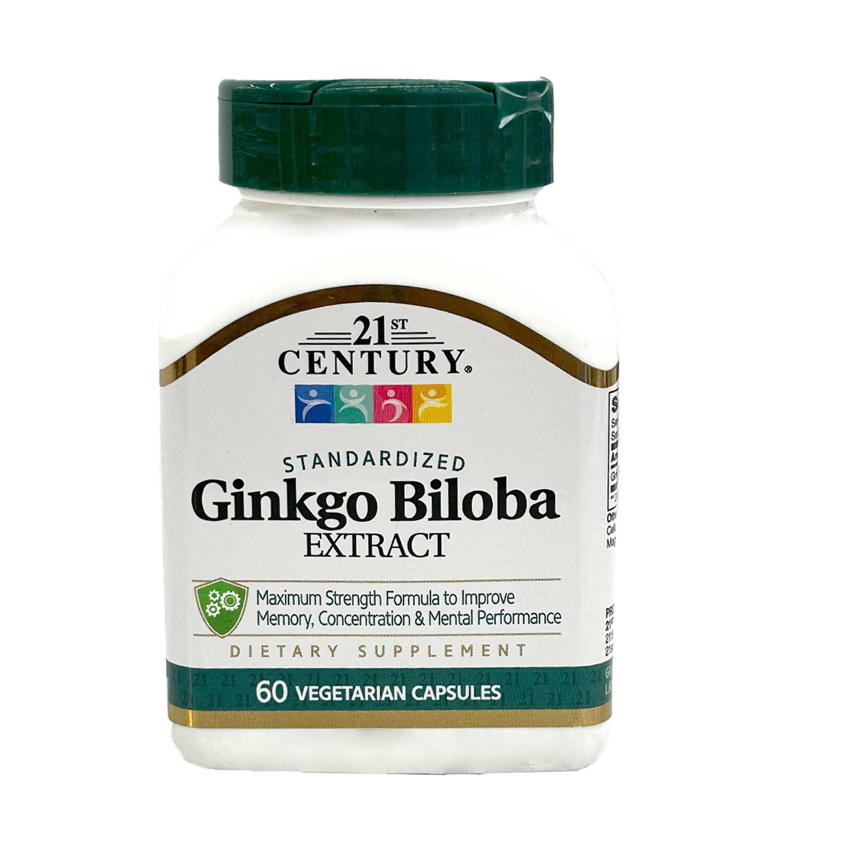21st Century Standardized Gingko Biloba Extract 60 Vegetarian Capsules