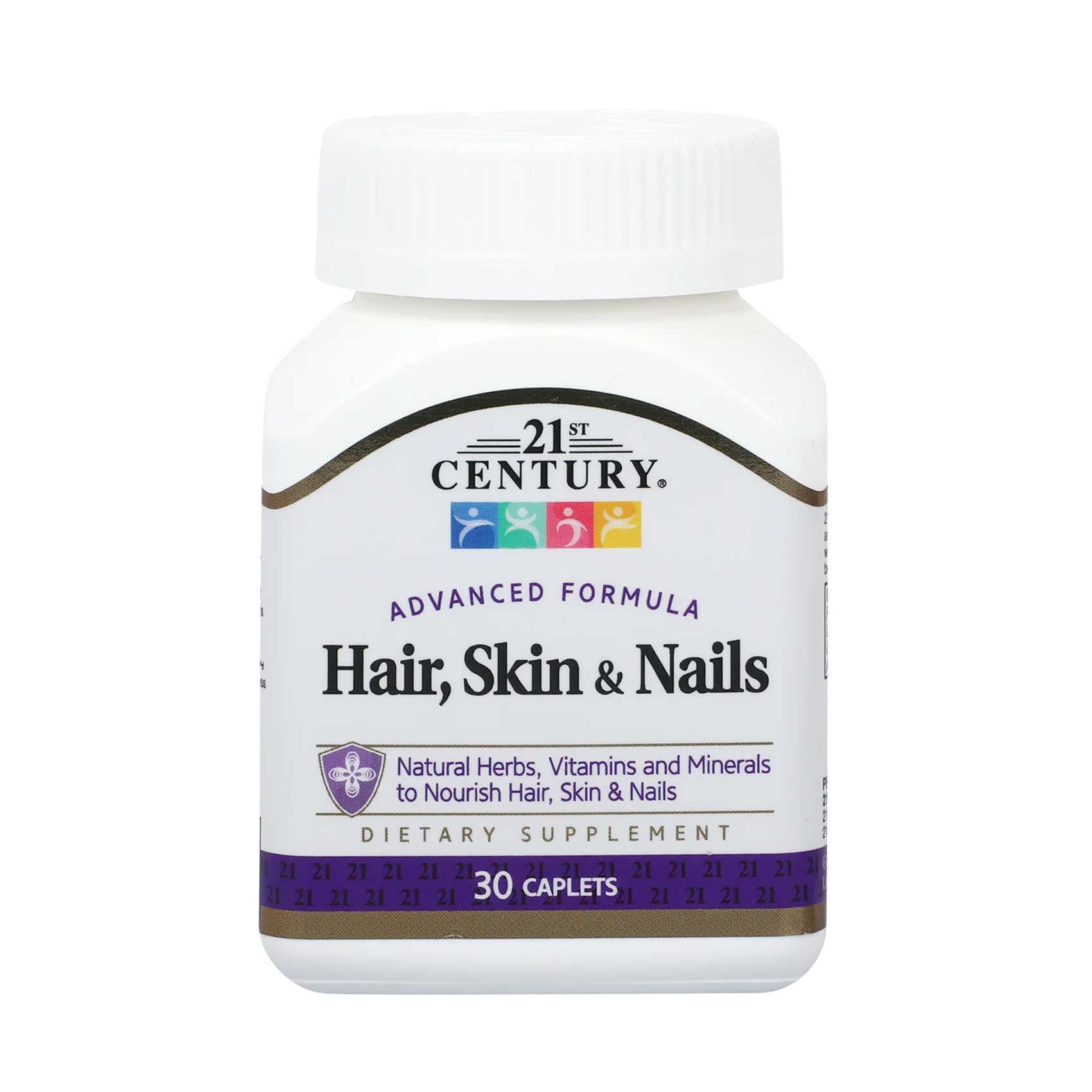 21st Century Advance Formula Hair, Skin & Nails Dietary Supplement 30 Capsules