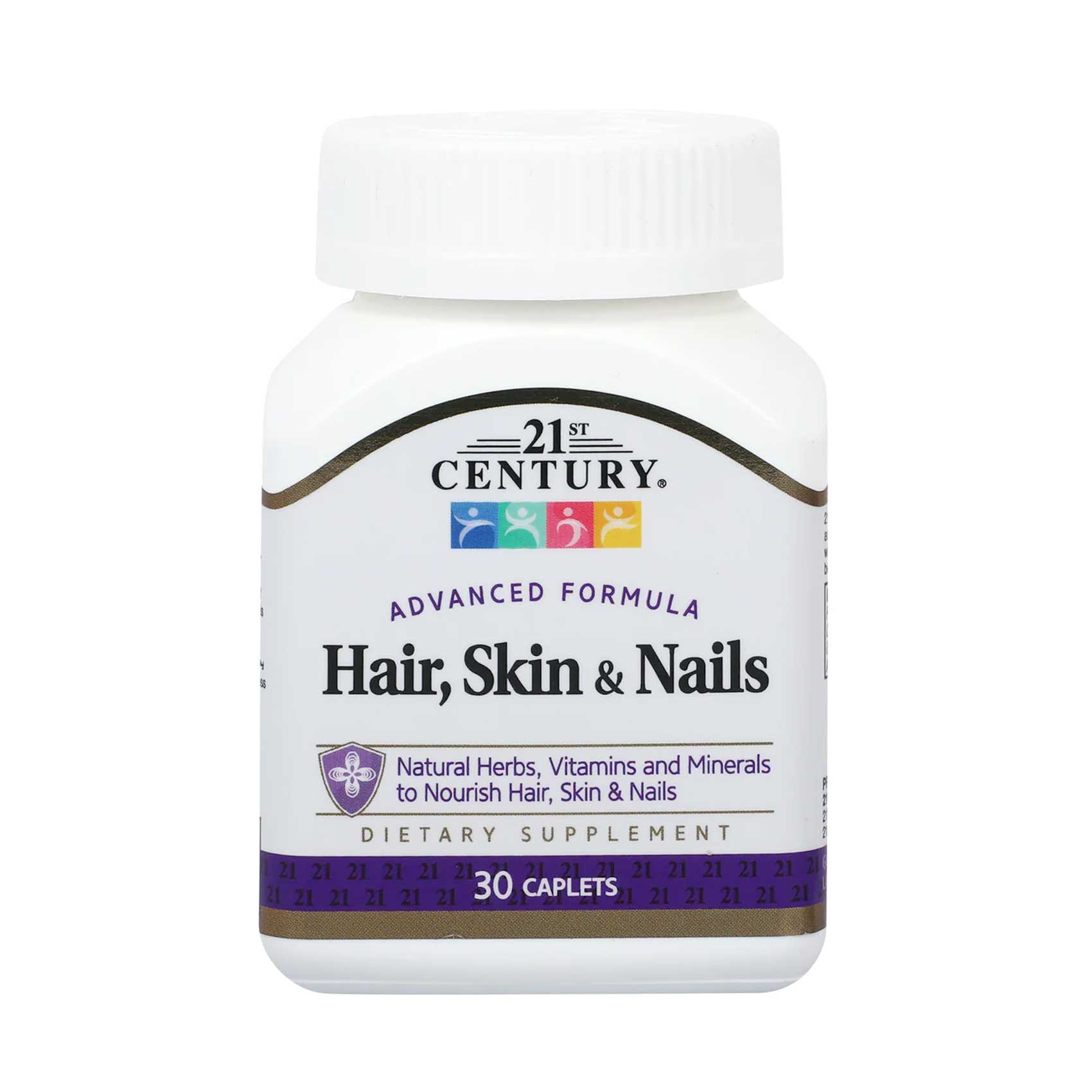 21st Century Advance Formula Hair, Skin & Nails Dietary Supplement 30 Capsules