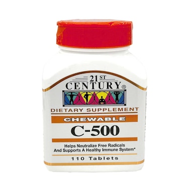 21st Century Vitamin C-500 Chewable 110 Tablets