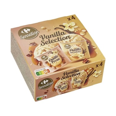 Carrefour Sensation Vanilla Selection Ice Cream 240g