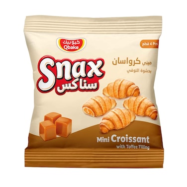 Qbake Snx  Mini Croissant With Toffee Filling 11g