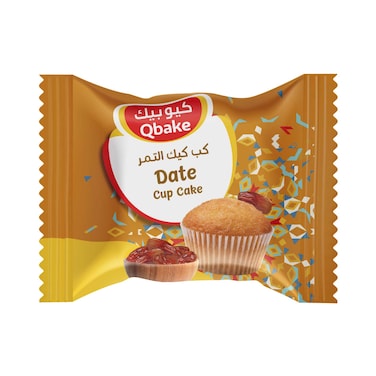 Qbake Date Cup Cake 28g