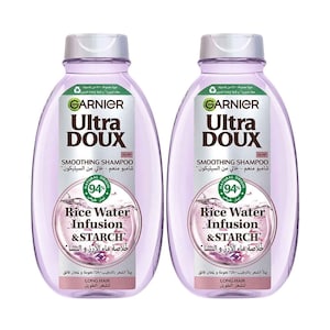 Garnier Ultra Doux Smoothing Shampoo For Long Hair 400mlx2 Pieces