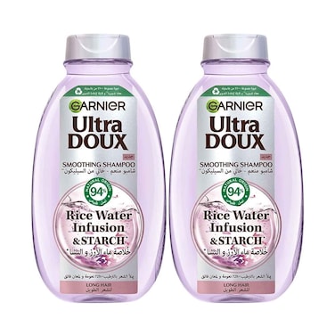 Garnier Ultra Doux Smoothing Shampoo For Long Hair 400mlx2 Pieces