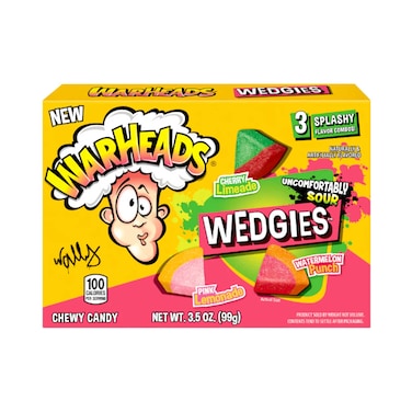 Warheads Chewy Sour Candy Wedgies 99g