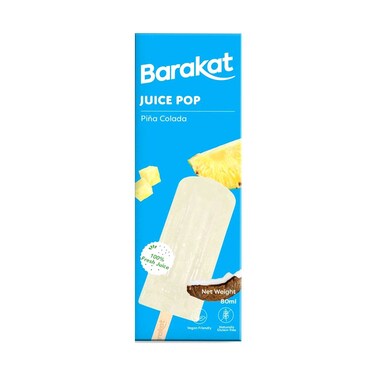Barakat Juice Pop Pi&ntilde;a Colada 80ml