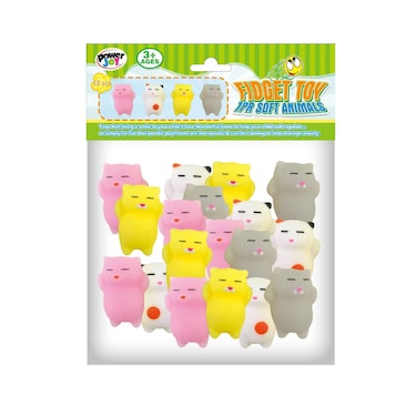 Power Joy Fidget Squishy Animals 20Pc
