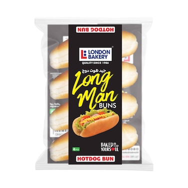 London Bakery Long Man Hot Dog Bun 215g