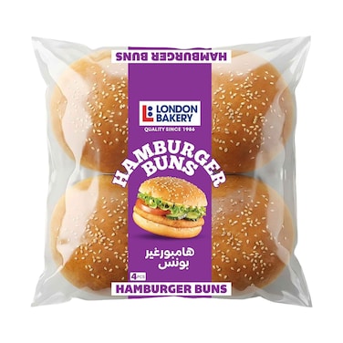 London Bakery Hamburger Buns 240g