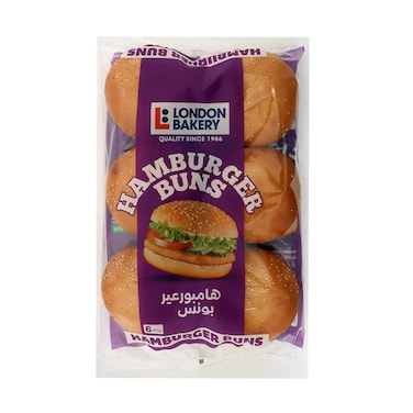 London Bakery Hamburger Buns 400g