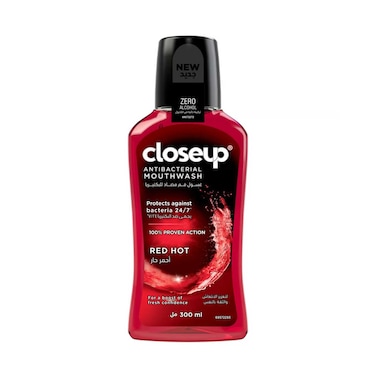 Closeup Antibacterial Mouthwash Red Hot 300ml