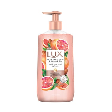 Lux Perfumed Liquid Hand Soap With Satin Grapefruit &amp; Almond Oil 250ml