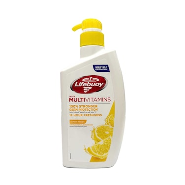 Lifebuoy Antibacterial Liquid Body Wash With Multivitamins 500ml
