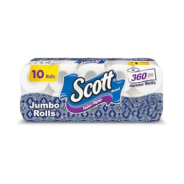 Scott Toilet Paper Jumbo Rools 10 Rolls