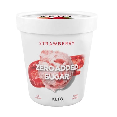 كيتو آيس كريم فراولة 473 مل