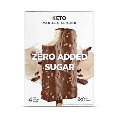 Keto Vanilla Almond Ice Cream Bar 325ml