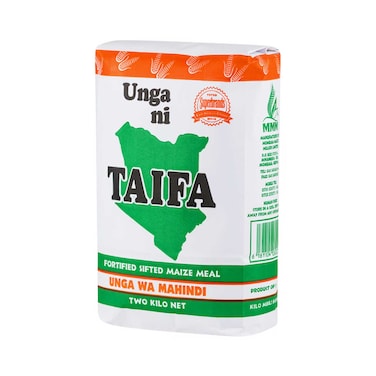 Unga Taifa Fortified Sifted Maize Meal 2kg