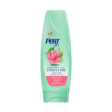 Pert Plus Strength &amp; Shine With Henna &amp; Hibiscus Extracts Conditioner For Weak Dull Hair 360ml