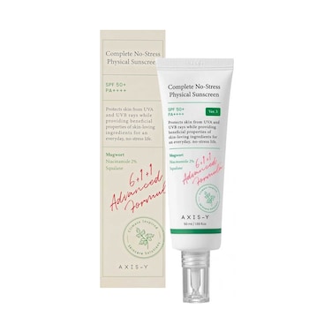 واقي شمسي كامل بدون إجهاد من المحور-y، أبيض، 50 مل