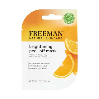 Freeman Brightening Peel Off Mask With Vitamin C Brightens, Orange Fruit Extract Tones 10ml