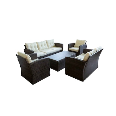 Rattan Sofa Set 7 Person Plus Extra Suppliers Delivery Charge Outside Doha