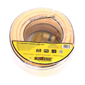 PVC Braided Garden Hose Set 12x16x75FT 22.5M