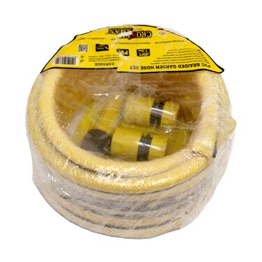 Crown Man PVC Braided Hose Set 12mmx7.5m