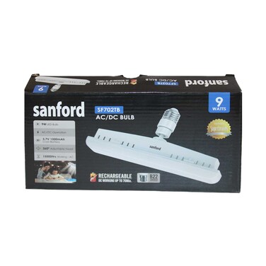 Sanford Rechargeable Led Bulb 9 Watts SF702TB